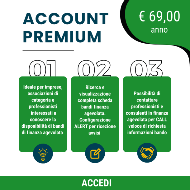 Account Premium Banca Dati Bandi